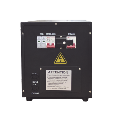 Regulador de Voltaje Industrial Bifásico Ferroresonante 2 kVA/2 kW 220 V / Entrada 176-264 V Vca / Salida 215.6-224.4 Vca