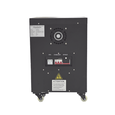 Regulador de Voltaje Industrial Monofásico Ferrorresonante 5 kVA/5 kW 120 V / Entrada 96-144 Vca / Salida 117.6- 122.4 Vca