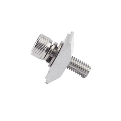 Conector N con tornillo para fijación en riel 5 y 8