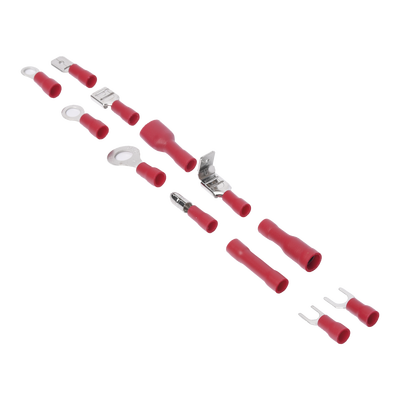 Juego de 580 pzas. Terminales Variadas con Forro y Caja de Almacenamiento.