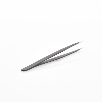 Pinzas Antiestáticas Inoxidable con Pintura Antiestática. Mango Super Esbelto, Punta Afilada.