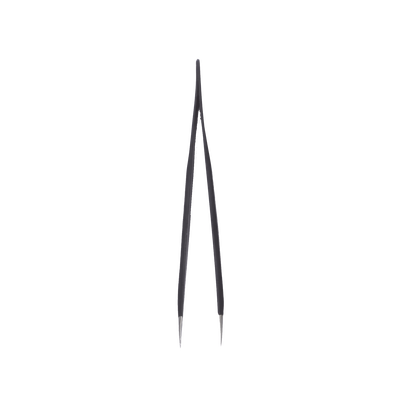 Pinzas Antiestáticas Inoxidable con Pintura Antiestática. Mango Ancho, Punta Afilada.