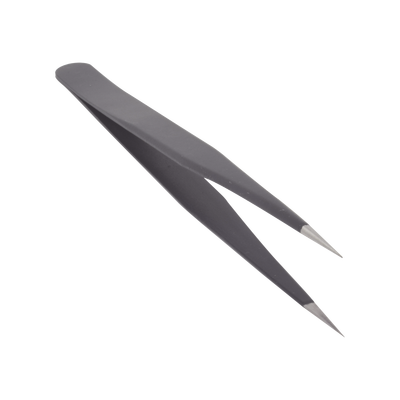 Pinzas Antiestáticas Inoxidable con Pintura Antiestática. Mango Esbelto, Punta Afilada.