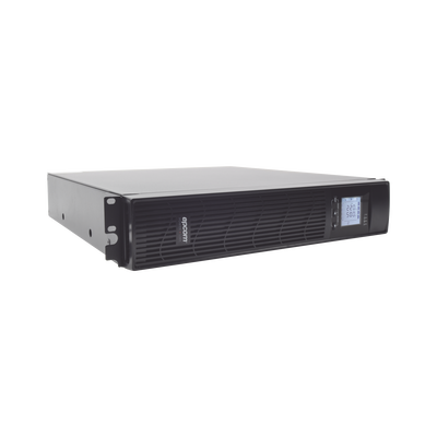 UPS de 1000VA/900W / Topología On-Line Doble Conversión / Entrada y Salida de 120 Vca / Clavija de Entrada NEMA 5-15P / Pantalla LCD Configurable /Formato Rack/Torre