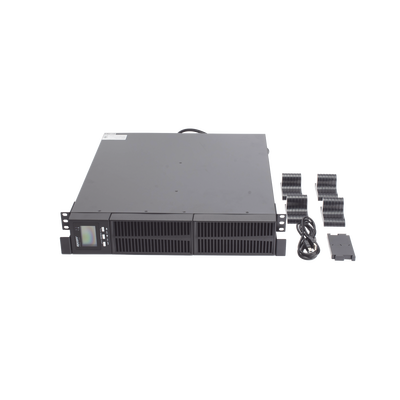 UPS de 2000VA/1800W / Topología On-Line Doble Conversión / Entrada y Salida de 120 Vca / Clavija de Entrada NEMA 5-20P / Pantalla LCD Configurable / Formato Rack/Torre