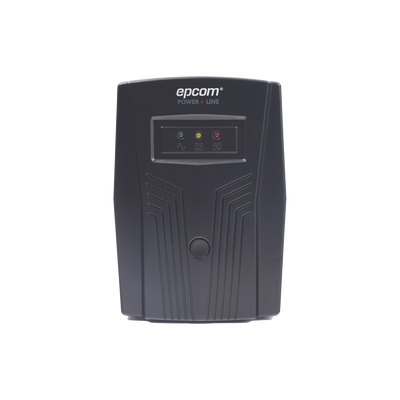 UPS de 600VA/360W / Topología Línea Interactiva / Entrada y Salida 120 Vca / Clavija NEMA 5-15P / 4 Tomas NEMA 5-15R/ Sin Protector RJ11 ni RJ45