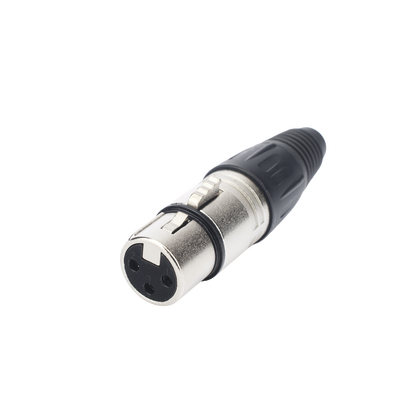 Kit Conector XLR Hembra + XLR Macho | Ideal para Conexiones de Micrófonos, Mezcladoras | Equipo de Audio Profesional