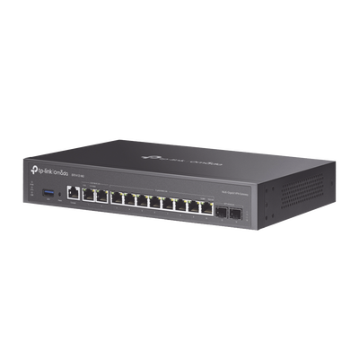Router Omada VPN / SDN Multi-WAN Gigabit / 2 Puertos WAN/LAN RJ45 2.5 Gigabit / 8 Puertos WAN/LAN RJ45 Gigabit / 2 Puertos WAN/LAN SFP Gigabit / 1,000,000 Sesiones Concurrentes / Administración Centralizada Omada o Stand-Alone