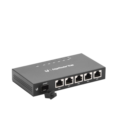 EdgeRouter X SFP de 5 puertos Gigabit + 1 puerto SFP con funciones avanzadas de ruteo