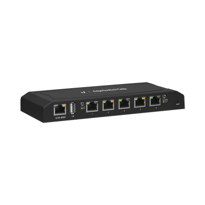 EdgeSwitch 5XP Administrable de 5 Puertos Gigabit PoE de 24 V Pasivo, con funciones avanzadas de Capa 2