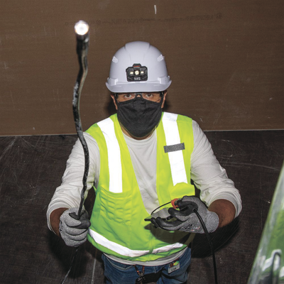 Cámara Boroscopio de Inspección con Conexión para Dispositivos Android®. Cuello de Cisne Blindado de 10' (3 m) y 6 Luces LED