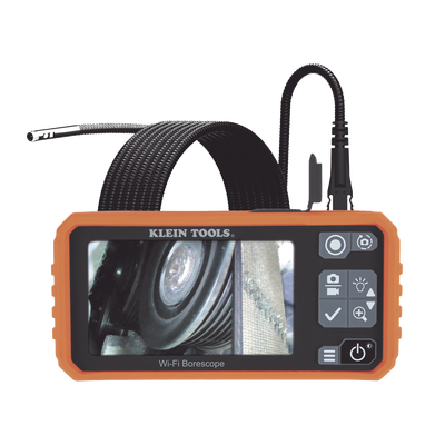 Dual Cámara Boroscopio Pro 5.5mm 720p USB-C/Wi-Fi, y LCD 4.3" a Color, Cuello de Cisne Blindado 10' (3m) con Imán y 6 LED´s. Batería Io-Li Recargable. Ideal en Industria Automotriz, Electricidad, HVAC, Plomería