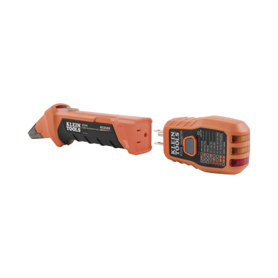 Detector Digital de Cortacircuitos de 120 Vca con Probador de Tomacorrientes GFCI.