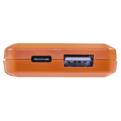 Multímetro digital USB para USB-A y USB-C.
