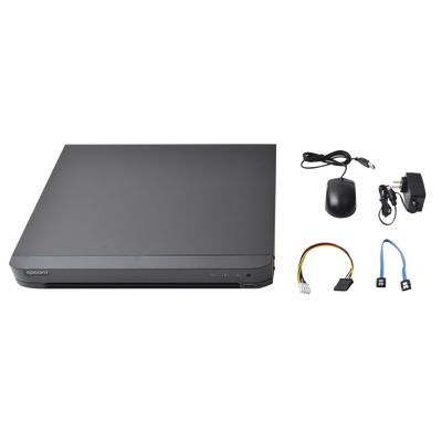 DVR 4 Megapixel / 4 Canales TURBOHD + 2 Canales IP / 1 Bahía de Disco Duro / 1 Canal de Audio / Vídeoanálisis