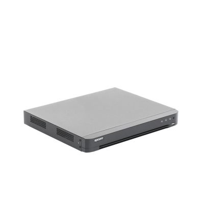 DVR 32 Canales TurboHD + 8 Canales IP / 5 Megapixel Lite - 3K Lite / Acusense (Evita Falsas Alarmas) / Audio por Coaxitron / 2 Bahías de Disco Duro / H.265+