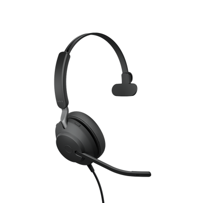 Jabra Evolve 2 40, Auricular mono versión UC con aislamiento de ruido, conexión USB-C y indicador de ocupado (Busylight) (24089-889-899)