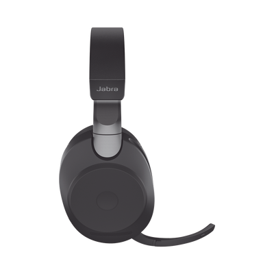 Jabra Evolve2 85, Auricular stereo versión UC con cancelación de ruido activa, dongle USB-A indicador de ocupado (Busylight)(28599-989-999)