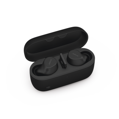 Jabra Evolve2 Buds, Auriculares versión MS con cancelación de ruido activa, Bluetooth conexion hasta 2 dispositivos (20797-999-999)