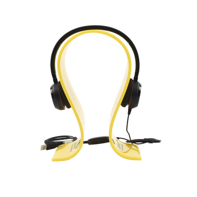 Jabra Evolve 30 Duo con conexión USB / 3.5mm, micrófono con cancelación de ruido y controlador en el cable con botones e indicadores LED (5399-823-309)