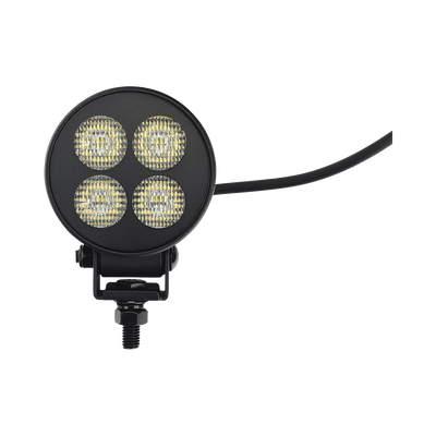 Luz de Trabajo Ultra brillante Circular, 4 LED, 2556 Lúmenes, 12-24 Vcd