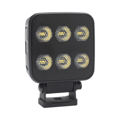 Luz de Trabajo Ultra brillante Cuadrada, 6 LED, 6552 Lúmenes, 12-24 Vcd