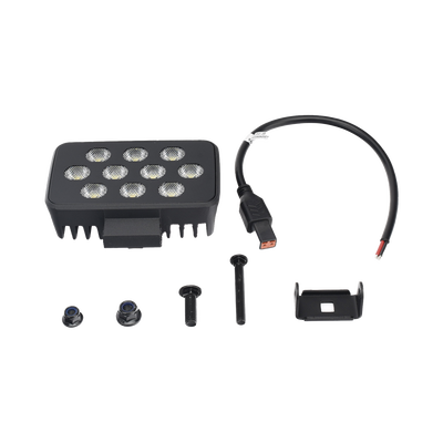 Luz de Trabajo Ultra brillante Cuadrada, 10 LED, 8937 Lúmenes, 12-24 Vcd