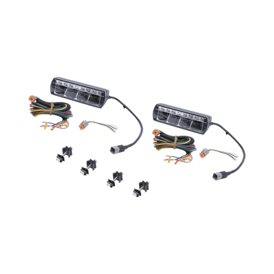 Luz LED de trabajo DOT, 12-24 V, con arnés de 10'