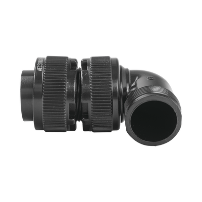 Conector Plug en Ángulo Recto de 4 Contactos Hembra Soldables para Radio de Locomotora.