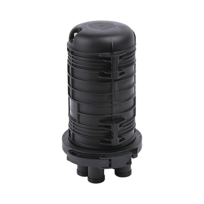 Caja de Distribución de Fibra Óptica Vertical tipo Domo, hasta 48 empalmes, Exterior, IP68