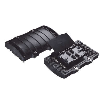 Caja de Distribución de Fibra Óptica Horizontal, hasta 48 empalmes, Exterior IP68