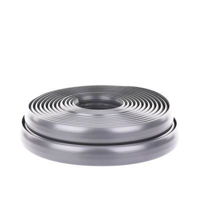 Canaleta flexible color gris de PVC auto extinguible tramo de 2.5m (9300-01253)