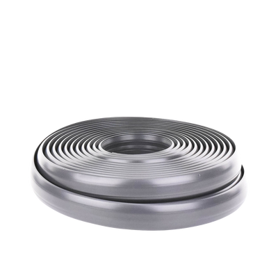 Canaleta flexible color gris de PVC auto extinguible tramo de 2.5m (9300-01253)