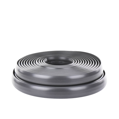 Canaleta flexible color gris de PVC auto extinguible tramo de 2.5m (9300-01253)