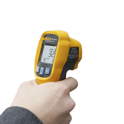 Termómetro IR Para Medición de Temperatura de -30ºC a 500ºC, Con Precisión +-1.0%, y Clasificación IP54 de Resistencia al Agua y Polvo
