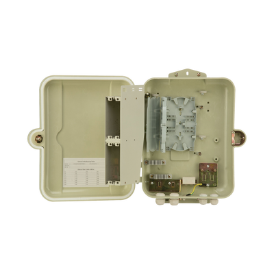 Gabinete Pasivo de Fibra Óptica, Acepta Dos Placas FPONEAP12, Protección IP55, Montaje en Poste o Pared