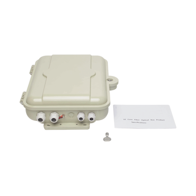 Gabinete Pasivo de Fibra Óptica, Acepta Dos Placas FPONEAP12, Protección IP55, Montaje en Poste o Pared