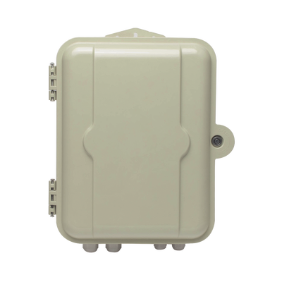 Gabinete Pasivo de Fibra Óptica, Acepta Dos Placas FPONEAP12, Protección IP55, Montaje en Poste o Pared