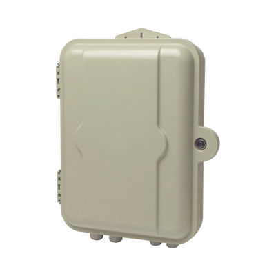 Gabinete Pasivo de Fibra Óptica, Acepta Dos Placas FPONEAP12, Protección IP55, Montaje en Poste o Pared