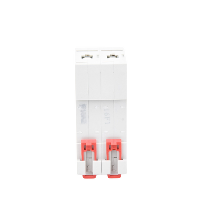 Protección Térmica/ Interruptor 2P, 16A,  Corriente Directa  800 Vcc para Aplicación Fotovoltaica Montaje Riel DIN