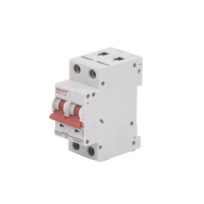 Protección Térmica/ Interruptor 2P, 32A,  Corriente Directa  800 Vcc para Aplicación Fotovoltaica Montaje Riel DIN