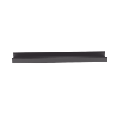 Canaleta FiberRunner™ 12X4, de PVC Rígido, Color Negro, 1.8 m de Largo