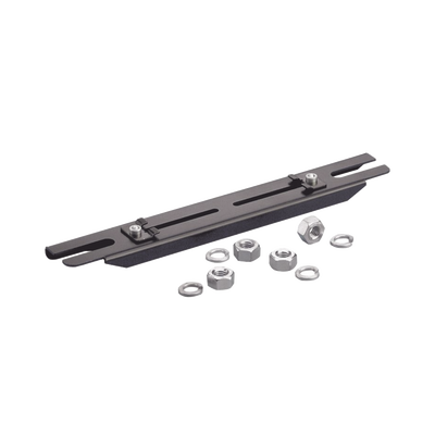 Soporte de Montaje a Techo Tipo Trapecio, para Canaletas FiberRunner 4X4 y 6x4, o Charola Wyr-Grid de 8in, Uso con Varilla Roscada de 1/2", Color Negro