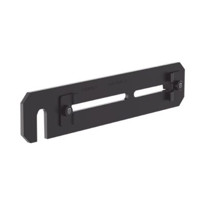 Soporte de Montaje a Techo, para Canaletas FiberRunner 4X4 o 6x4, Uso con Varilla Roscada de 1/2", Color Negro