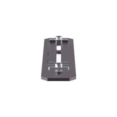 Soporte de Montaje a Techo, para Canaletas FiberRunner 4X4 o 6x4, Uso con Varilla Roscada de 0.5 in, Color Negro