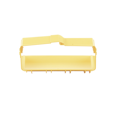 Bajada Vertical Interior de 45º con Tapa, Para uso con Canaletas 12X4 FiberRunner™, Color Amarillo
