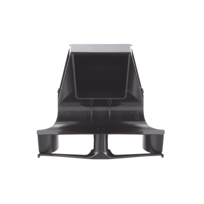 Bajada Para Canaleta FiberRunner™, Uso con Medidas 4x4, 6X4, 12X4, o 24X12, Con Reducción a 4X4, Color Negro