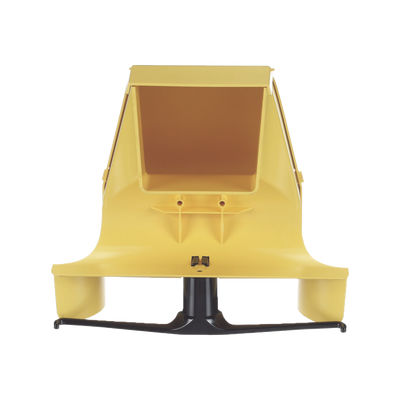 Bajada Para Canaleta FiberRunner™, Uso con Medidas 4x4, 6X4, 12X4, o 24X12, Con Reducción a 4X4, Color Amarillo