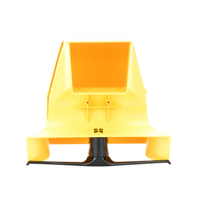 Bajada Para Canaleta FiberRunner™, Uso con Medidas 4x4, 6X4, 12X4, o 24X12, Con Reducción a 4X4, Color Amarillo
