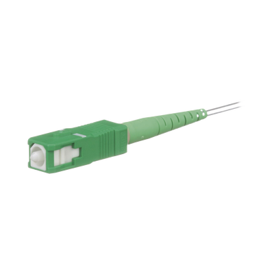 Conector de Fibra Óptica Tipo Splice-On, Monomodo SC/APC, Para Fibra de 250/900um, Color Verde